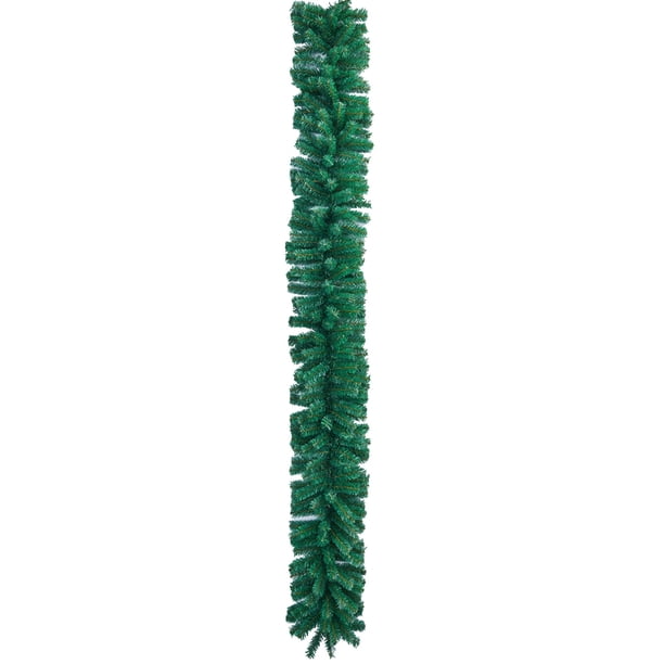 Guirnalda de pino perenne, vegetación artificial, guirnalda navideña, guirnalda de cedro natural de tacto real, decoración de pared para chimenea y mesa de comedor, decoración navideña