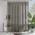 thumbnail image 1 of XmhyTop-A Cortina de ducha transparente de 180 x 200 cm, impermeable, color gris., 1 of 5