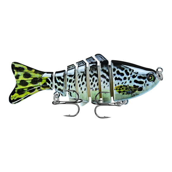 Micro-Jointed Swimbait, 10Cm Road Sub Bait Plastic Hard Bait, 15.5G Multi Knot Fish Simulation Bait Pseudo Bait