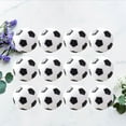 thumbnail image 2 of 12 Pcs 3.1CM Jouet de Soccer Classique Mini Soccer de Table Ballons de Remplacement en Résine Accessoire de Jeu de Soccer (Noir), 2 of 8