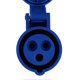 thumbnail image 1 of RV Power Outlet 3 Pin External Waterproof Plug Socket Embedded Mounting ‑ 16A, 1 of 3
