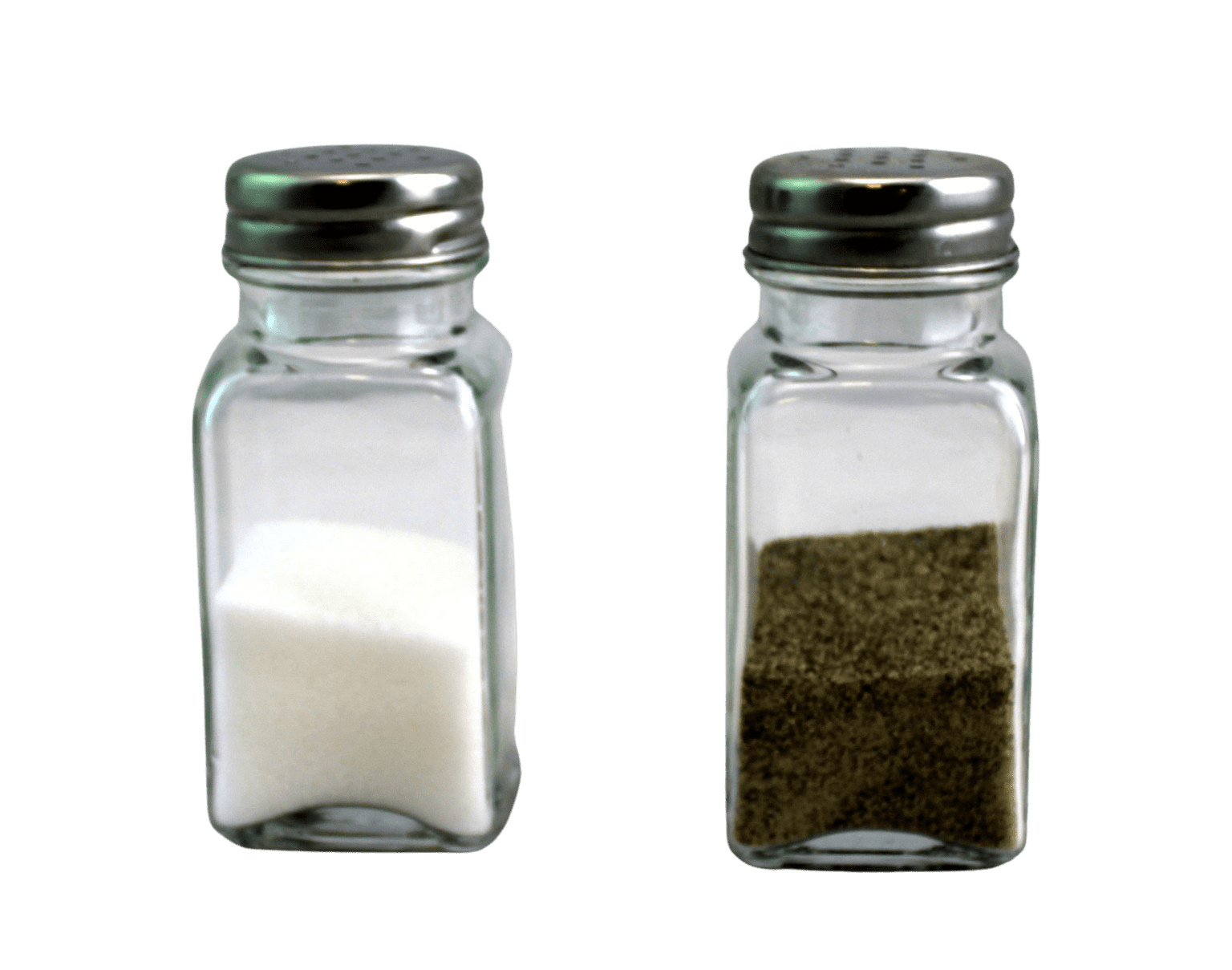 and Seasoning Spices by Hawbys Stainless Steel Salt Shaker with Glass Base Easy Refill and Cleaning with Adjustable Pour Holes Salt and Pepper Shakers Set Kosher Salt Himalayan Salt