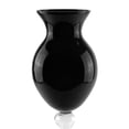 thumbnail image 3 of 20" Jet Black and Transparent Glass Flower Vase, 3 of 3