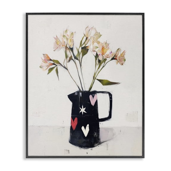 Stupell Industries Farmhouse Urban Mirage of Petals Black Framed Giclee Art, 11 x 14, by Svetlana Aleynikova
