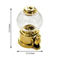 thumbnail image 3 of Efavormart 6 Pack - 3.5" Gold Mini Favor Candy Dispenser, Mini Gumball Machine for Wedding, Bridal Shower, Baby shower, Birthday, Candy Jars Decorations, 3 of 11