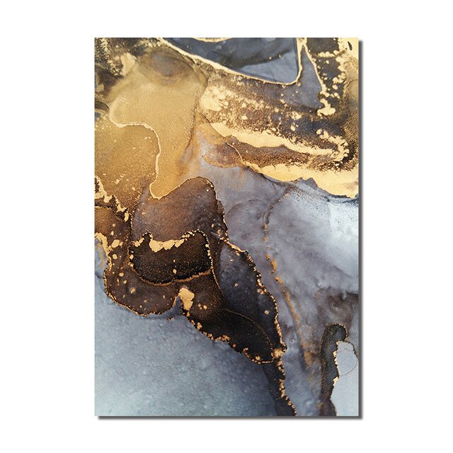 Gold Black Marble Diamond Painting Modern Abstract Wall Art Painting Nordic Diamond Embroidery Rhinestone Cross Stitch Mosaic60x80cm square Gao Jinjia LED