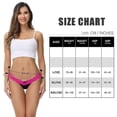 thumbnail image 2 of Women's Thongs, G-String Low Waist Seamless Lace T back, womens Underwear Thong Panties Several Colors(pack of 6, XL), 2 of 4