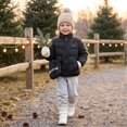 thumbnail image 5 of Abcomgle Girls Winter Coats Size 7-8 Winter Stand Collar Kids Down Jacket Warm Lightweight Winter Coat Toddler Quilted Padded Winter Jacket for Toddler Boys, 5 of 7