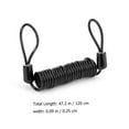 thumbnail image 2 of VERDANVERSE 4Ud Cable De Seguridad Para Con Recordatorio Negro De Y Plástico Duradero, 2 of 8