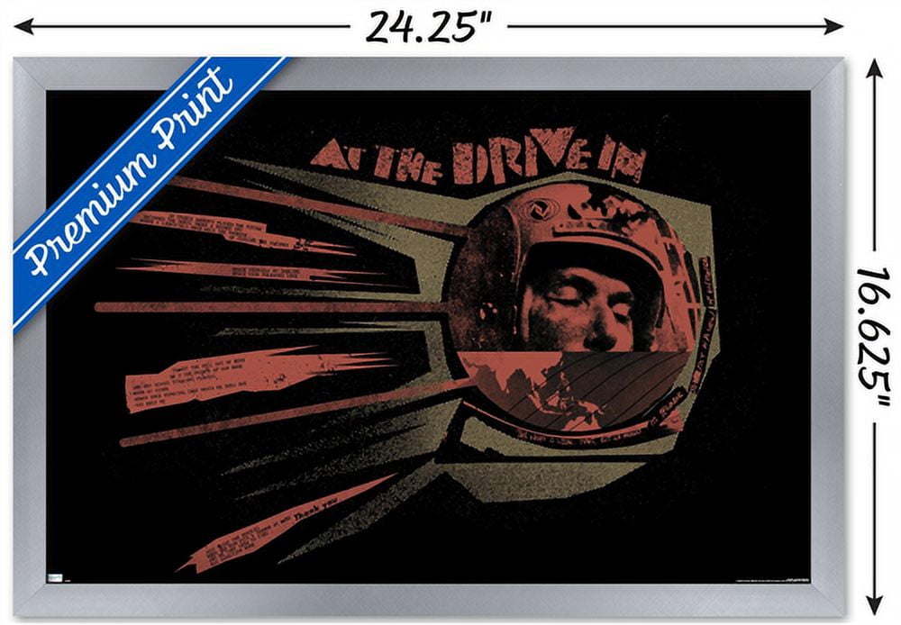 At the Drive-In - Sputnik Wall Poster, 14.725" x 22.375", Framed