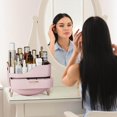 thumbnail image 4 of Organizador de maquillaje YGJT de gran capacidad para Vanity Pink, 4 of 7