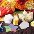 thumbnail image 4 of 300 Pcs Paper Piecing Shapes Quilting Templates Sewing Pattern Paper Quilting Patchwork Paper Piecing For Beginners, 4 of 8