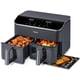thumbnail image 1 of COSORI Freidora de aire doble de 9 cuartos – 10 en 1, comidas frescas equilibradas para familiares y niños con cestas dobles, sincronización de cocinar y terminar para hornear, asar, recalentar, asar, 1 of 5