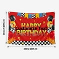 thumbnail image 2 of Cartoon Race Car Birthday Party Backdrop-5x3ft Happy Birthday Party Supplies Banner for Boys Girls Cartoon Race Car Theme Party Decorations, 2 of 8