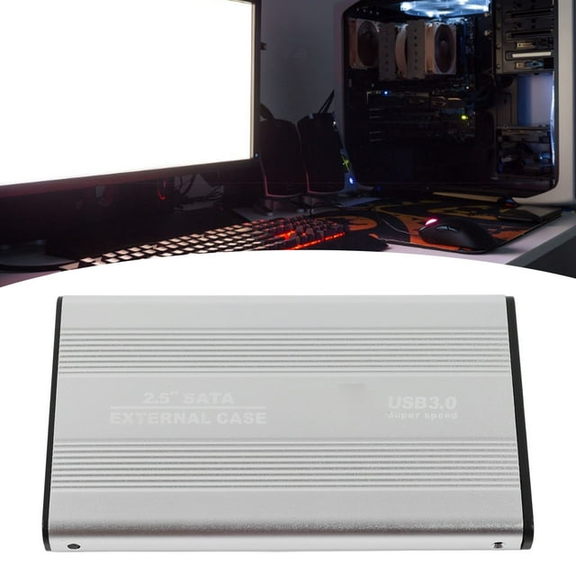 Enclosure Hard Drive Enclosure 2.5in 4TB LED Indication Aluminum Housing Hot Swappable 5Gbps USB 3.0 Port External HDD Case