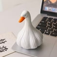thumbnail image 3 of Garlic Duck Figurines 2 Pack, Cute Desk Decor for Office, Stress Relief Gifts for Coworkers, 3 of 6