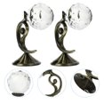 thumbnail image 2 of Shisuyan Wall Mounted Drapery Tiebacks Crystal 2Pcs 2.8x2.4in, 2 of 8