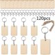 thumbnail image 3 of Blank Rect Sd Keychain Set Of 120 Un P Key Rings, 3 of 5