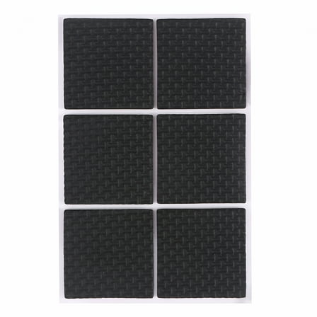 LAMIRO 12 Pcs Furniture Stopper Anti Rubber Pads Grippers for Hardwood Floors Non Skid Slip Stops Slide Protectors