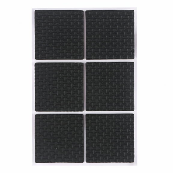 LAMIRO 12 Pcs Furniture Stopper Anti Rubber Pads Grippers for Hardwood Floors Non Skid Slip Stops Slide Protectors