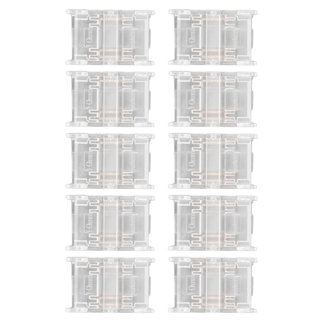 Connecteur de Bande LED, 10 Pcs Connecteurs de Bande LED 3 Broches 10mm Connecteur de Bande LED Performance Fiable