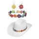 thumbnail image 2 of Sombrero de protección solar, portátil, transpirable, sombrero de vaquero para acampar, desmalezar, informal, 2 of 9