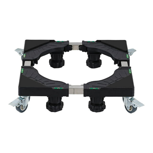 Soporte para Secadoras de Ropa, Base Ajustable para Lavadora con 4 Pies Resistentes, Pedestal para Lavadora, Fácil de Mover para Refrigeradores Y Con ruedas