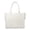 Cotton/Silver, variant on Marc Jacobs Womens The Leather Tote Bag Cement One Size H020L01FA21-055