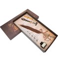 thumbnail image 3 of Puntas de acero inoxidable Retro europeo, pluma de escritura por inmersión, juego de cera, regalo con caja de embalaje #3, 3 of 5