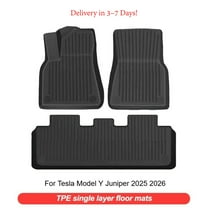 Floor Mats For Tesla Model Y Juniper 2025 2026 TPE Odorless Trunk Pad Scratch - Resistant Cargo Protective Liner Non - Slip Car Mats