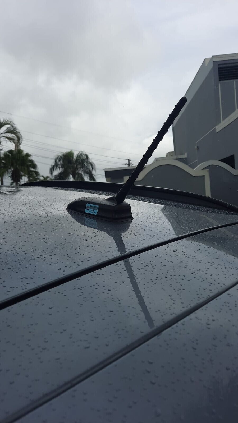 7-Inch Short Stubby Antenna For Kia Soul 2010-2019 – AM/FM, Black, Screw-On – GOODFITMENT