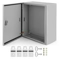 thumbnail image 2 of Kojooin Steel Electrical Box, IP66 Waterproof and Dustproof Hinged Enclosure with Lock and Mounting Plate, 2 of 8