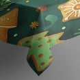 thumbnail image 3 of Rectangle Table Clothes Merry Christmas Tree Gingerbread Man Tablecloth,Decor Washable Table Cloths for Picnic Party Halloween Fall Thanksgiving Christmas, 3 of 5