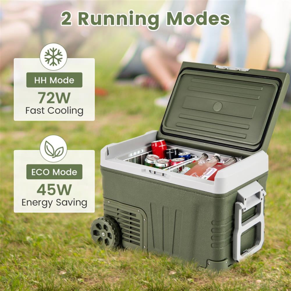 Topcobe 12 Volt Car Refrigerator Portable Car Fridge with Adjustable Range-35L, Outdoor Camping Equipment for Travel, Picnic, Party