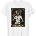thumbnail image 1 of Soccer Mom Skeleton Tarot Card Vintage Halloween T-Shirt - Black - L, 1 of 2