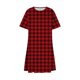 thumbnail image 5 of Vestido de Manga Corta para las Mujeres Casual Impreso Cuello Redondo, Vestido de las Señoras para la Primavera Y el Verano de Uso Diario, 5 of 9