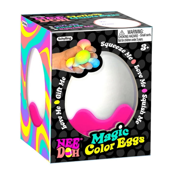 NeeDoh Magic Color Eggs Stress Ball (1 RANDOM Color)