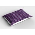 thumbnail image 2 of Ambesonne Folk Pillow Sham 2 Pack, Violet Tones Rhombuses Design, 26"x20", Purple and Multicolor, 2 of 3