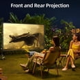 thumbnail image 4 of Projector Screen Outdoor, Projector Screens with Stand Portable 120" Foldable Projection Screen, 10 Feet Indoor Home Theater Movie-Screen with Carrying Bag for Backyard Movie Night, Party, Games, 4 of 5