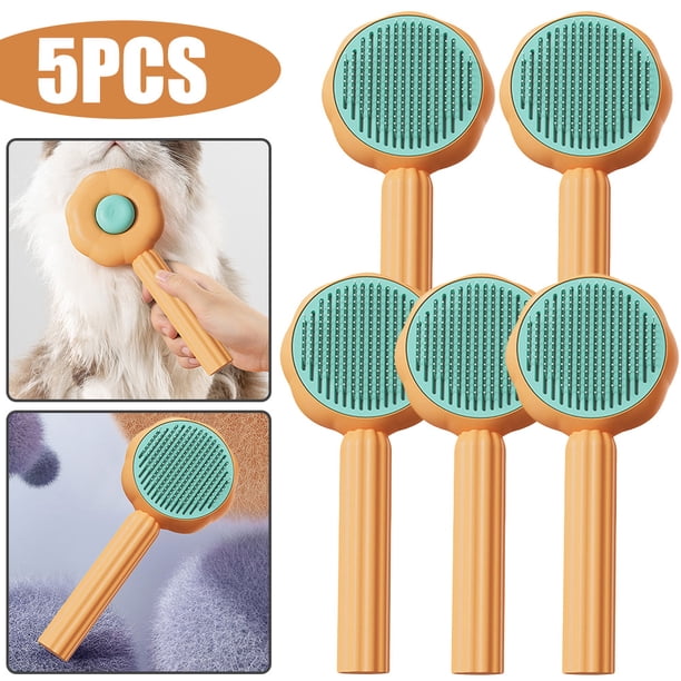 Herramienta Aseo para Gatos Y Cepillo Multifuncional () Naranja