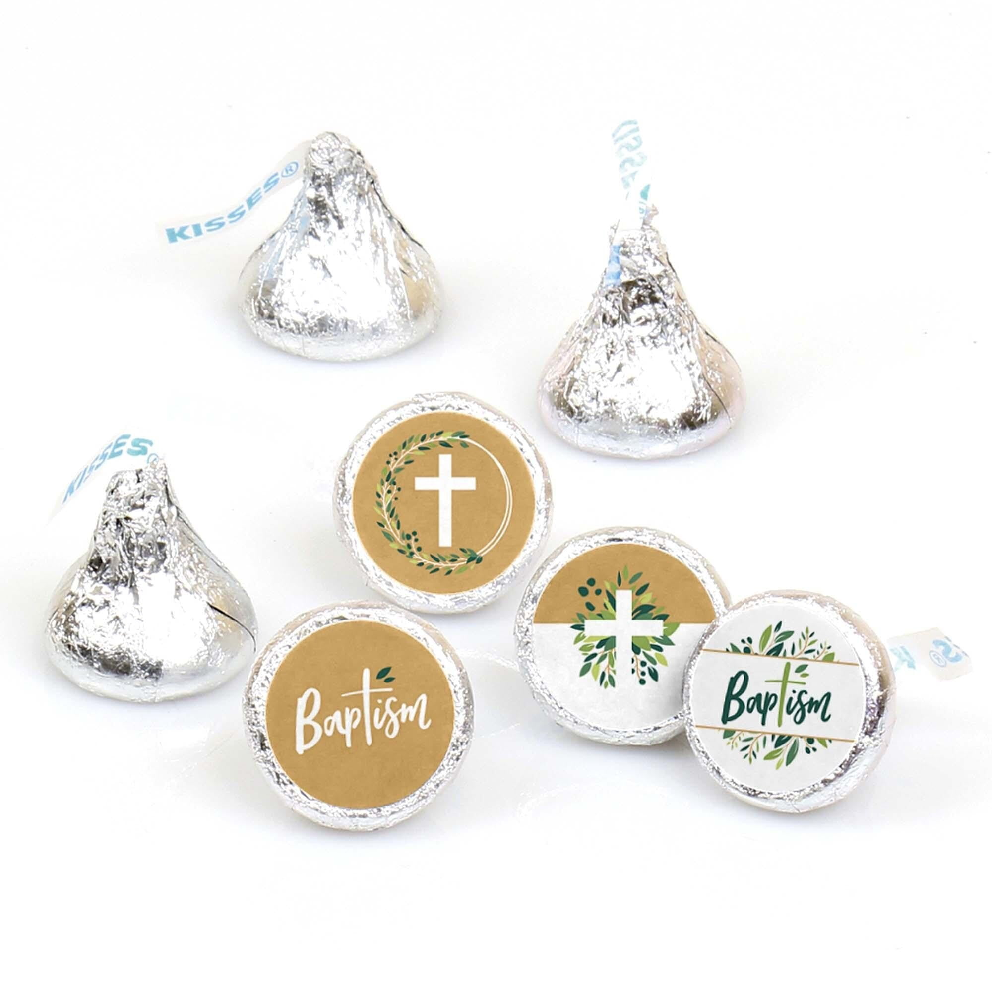 Hot Cocoa Party Personalized Christmas Hershey Kiss Stickers-108 Stickers 