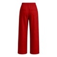 thumbnail image 6 of felwors Wide Leg Sweatpants Women Low Rise Baggy Sweatpants Y2K Drawstring Cotton Lounge Pants Womens Fall Fashion 2026 Wine for Size S, 6 of 6