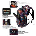 thumbnail image 5 of FORMRS Kids School Backpack Elementary Student Unisex Travel Bookbag with Reflective Stripes, Purple Dragon Scales Pattern, 5 of 7