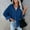 Dark Blue, variant on Orange Women Shirts, Womens Corduroy Button Down Shirt Oversized Blouses Tops Long Sleeve Casual Warm Jacket With Pockets,Women Shirts M