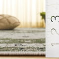 thumbnail image 4 of SAFAVIEH Bayside Sherwood Oriental Polyester Area Rug, Green/Beige, 6'7" x 6'7" Round, 4 of 10