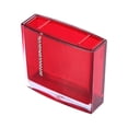 thumbnail image 6 of Octpeak 5PC/Set Acrylic Bathroom Accessories Set Bath Cup Bottle Toothbrush Holder Soap Dish Red, 6 of 6