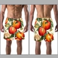 thumbnail image 3 of luoweisi Men's Beach Shorts Quick Dry Swim Trunks with Mesh Lining Fruit L, 3 of 5