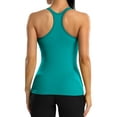 thumbnail image 5 of Beautyin Women's Athletic Yoga Tops Slim Fit Racerback Running Undershirt, 5 of 5