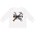 thumbnail image 3 of Inktastic Grampy Grandpa's Little Helper Boys Long Sleeve Toddler T-Shirt, 3 of 5