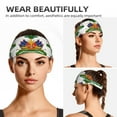 thumbnail image 6 of Coat Of Arms Of Haiti Sweatbands Non Slip Headbands For Fashion Workout Yoga Sports Elastic Bands Exercise, 6 of 7